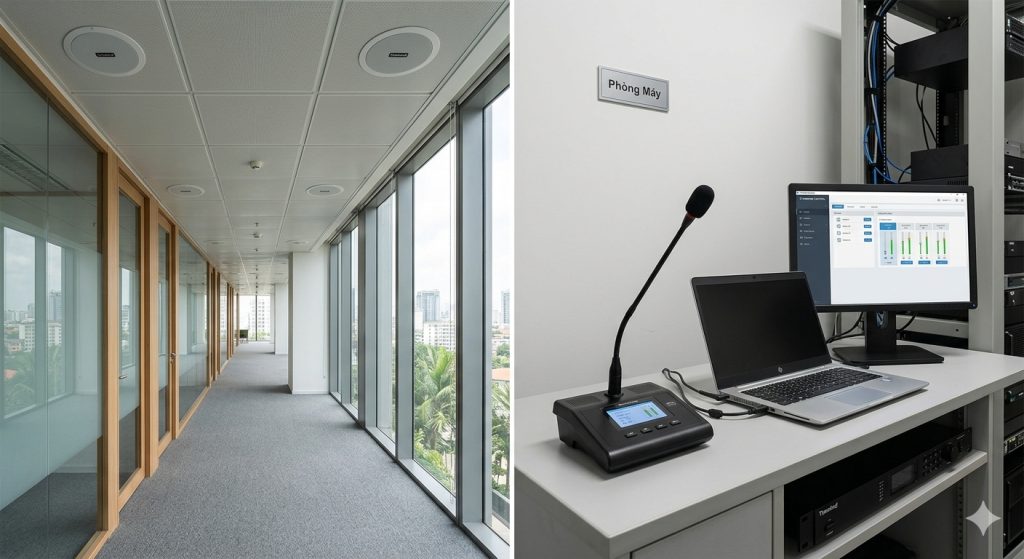 Hệ thống âm thanh thông báo IP (Network PA System)
