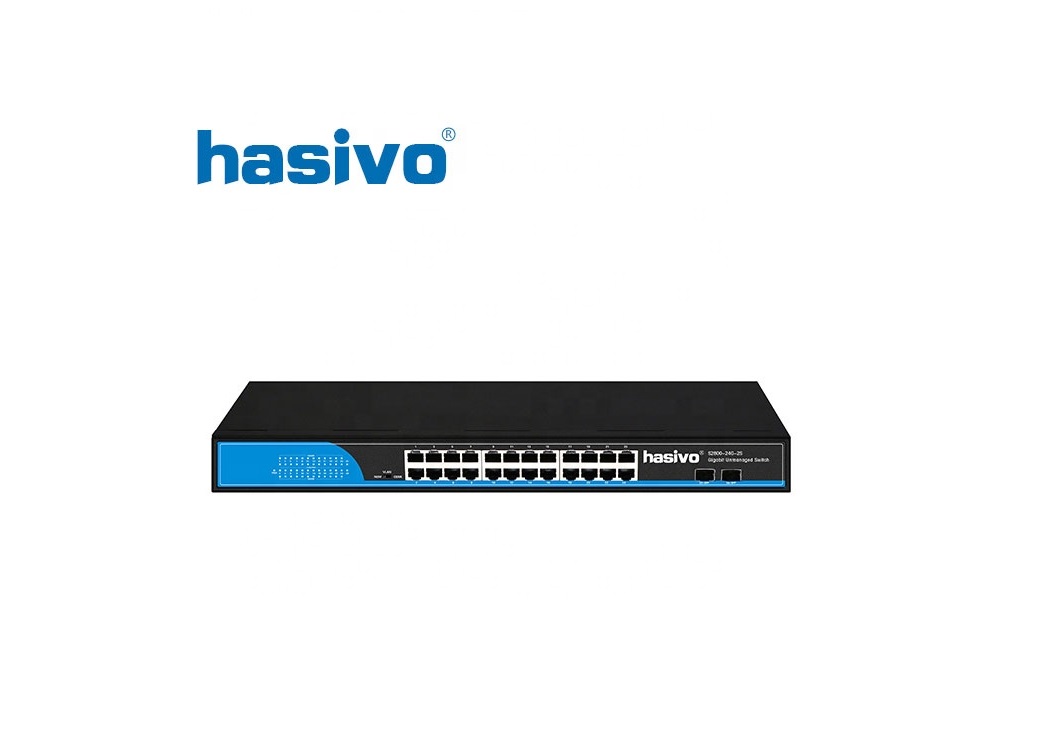 Switch Fiber Gigabit Hasivo S2800-16G-2S Switch Fiber Gigabit Hasivo S2800-16G-2S