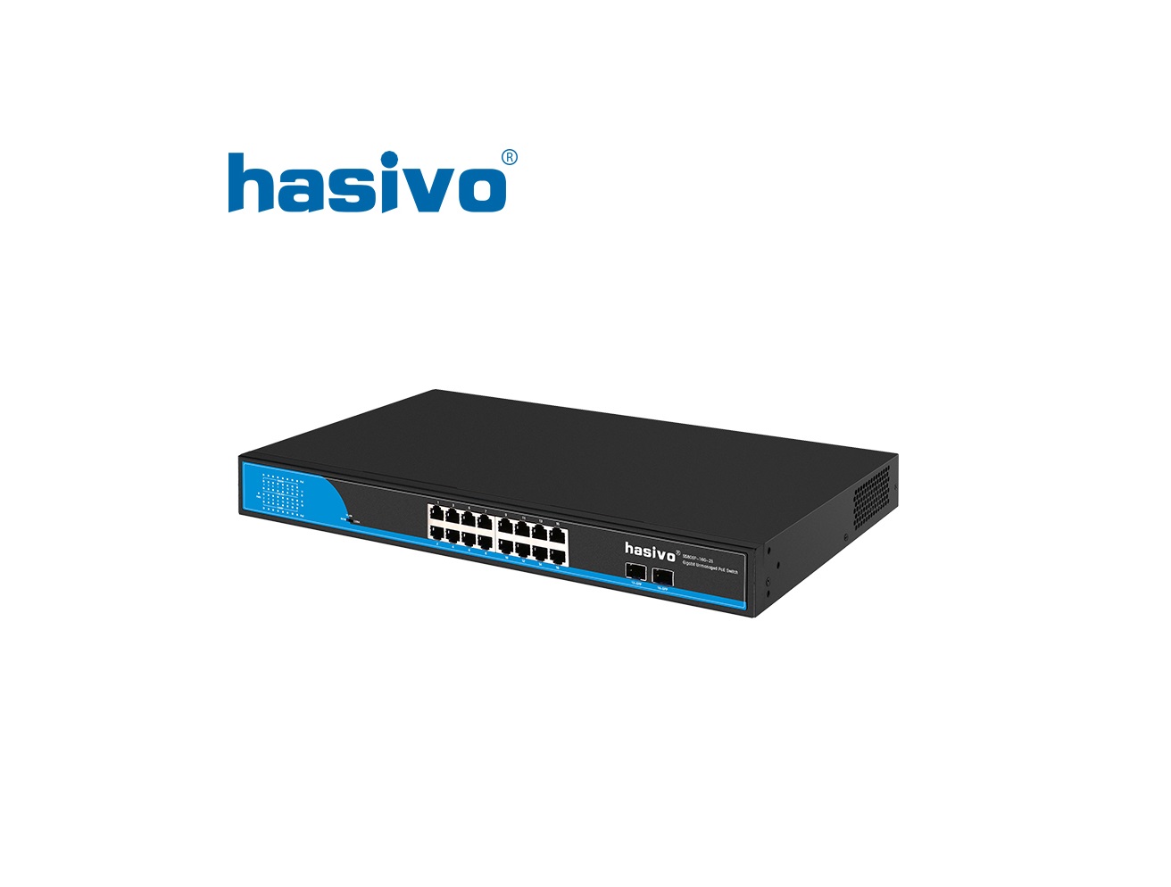 Unmanaged Switch Gigabit PoE HASIVO S5800P-16G-2S Unmanaged Switch Gigabit PoE HASIVO S5800P-16G-2S