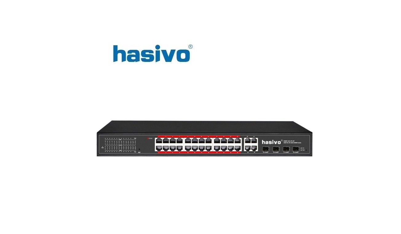 Unmanaged Switch Super PoE HASIVO S5800P-24G-4TC-BT Unmanaged Switch Super PoE HASIVO S5800P-24G-4TC-BT