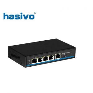 Bo mo rong PoE Extender Gigabit 4 port Hasivo S600P-4G-1G-EX-30W