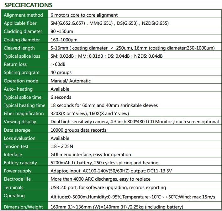 Shinho X80E specs