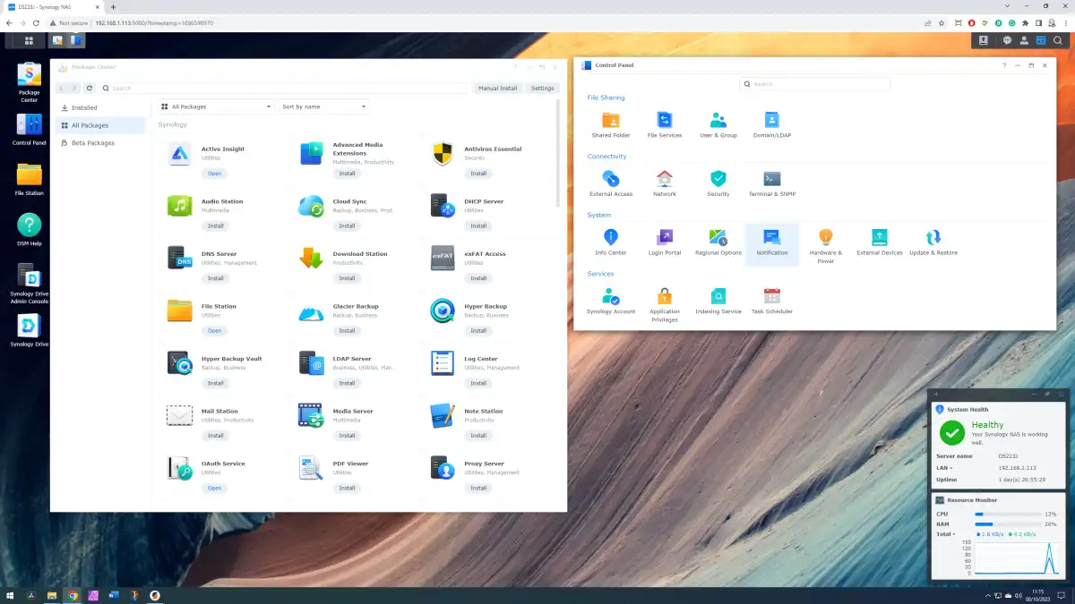 Giao diện DSM_7.2