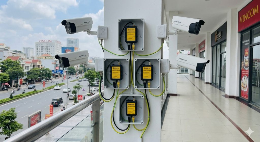 Thiết bị chống sét lan truyền cho Camera CCTV